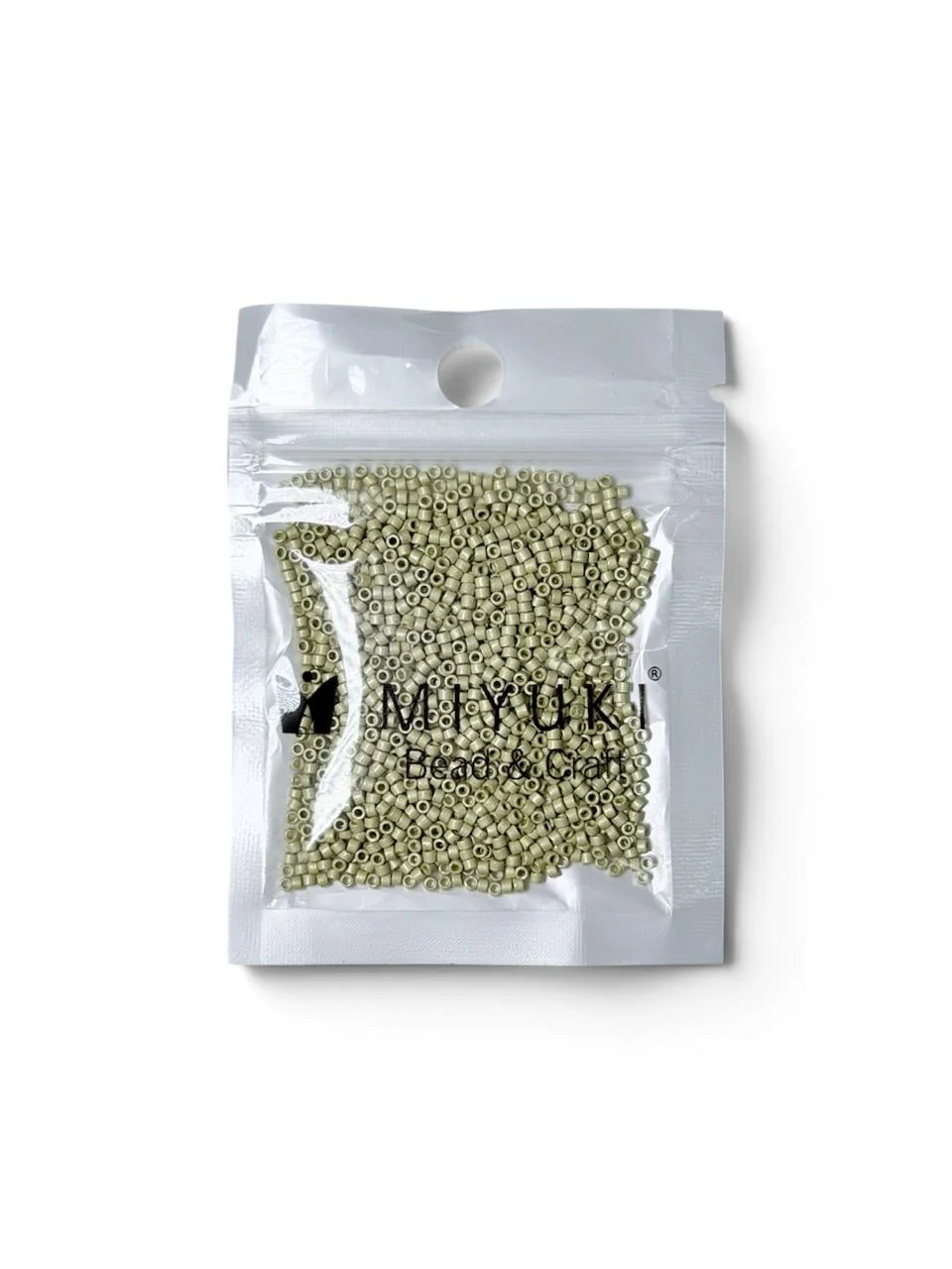 Miyuki Delica 11/0 - Galvanized Cream Duracoat. 10g