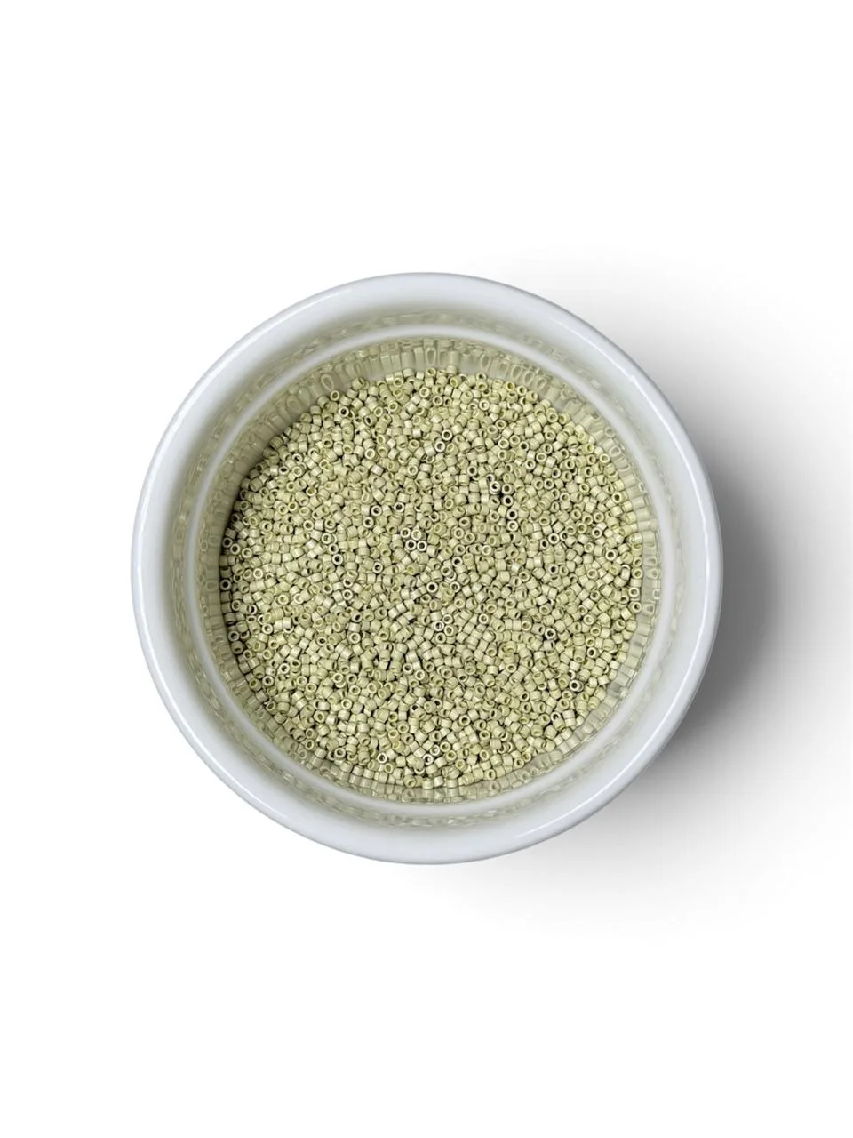 Miyuki Delica 11/0 - Galvanized Cream Duracoat. 10g