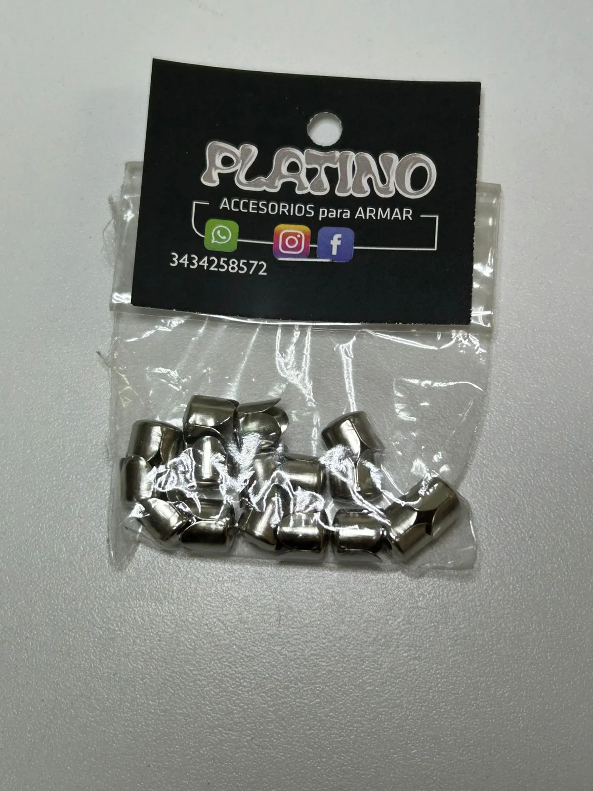 Capuchones de metal 8mm. 5g