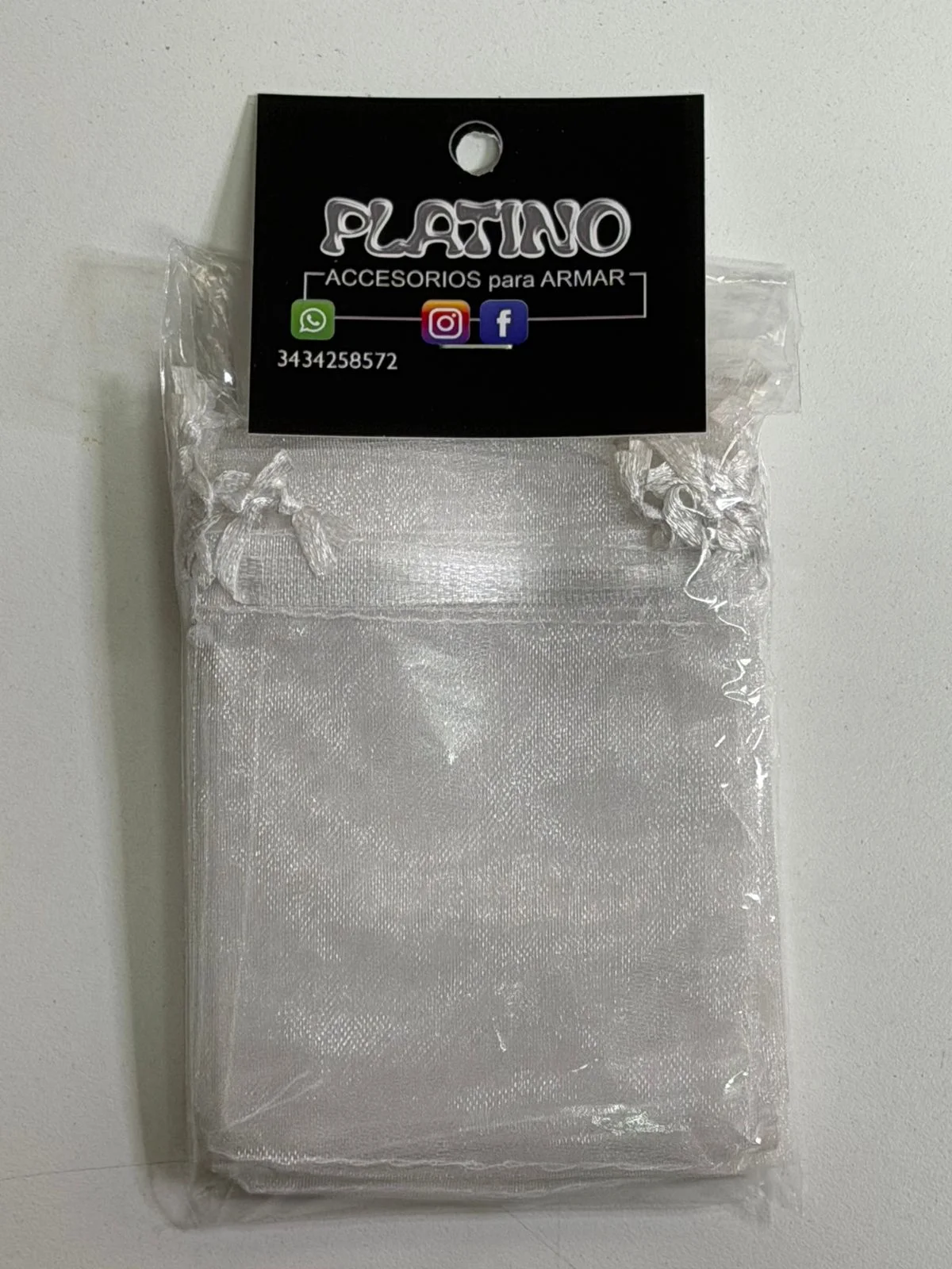 Bolsa de organza 7*9cm. 10u