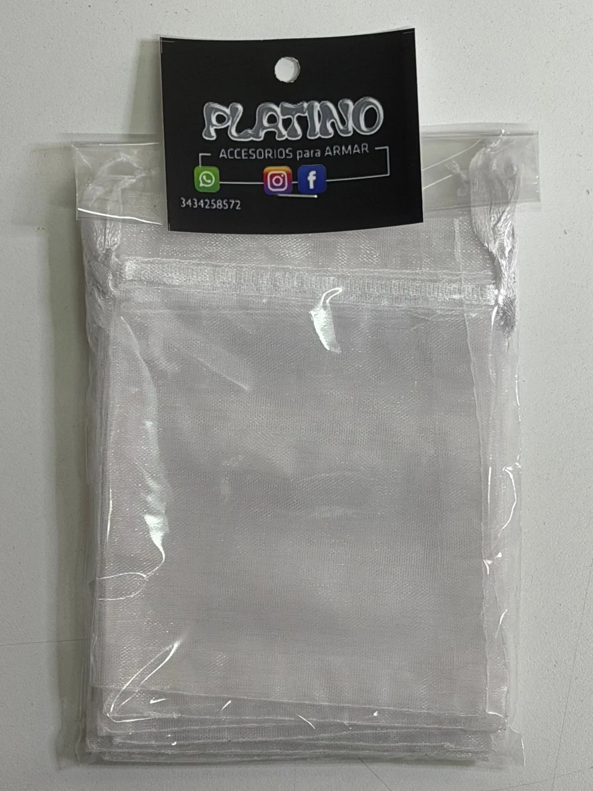Bolsa de organza 9*12cm. 10u