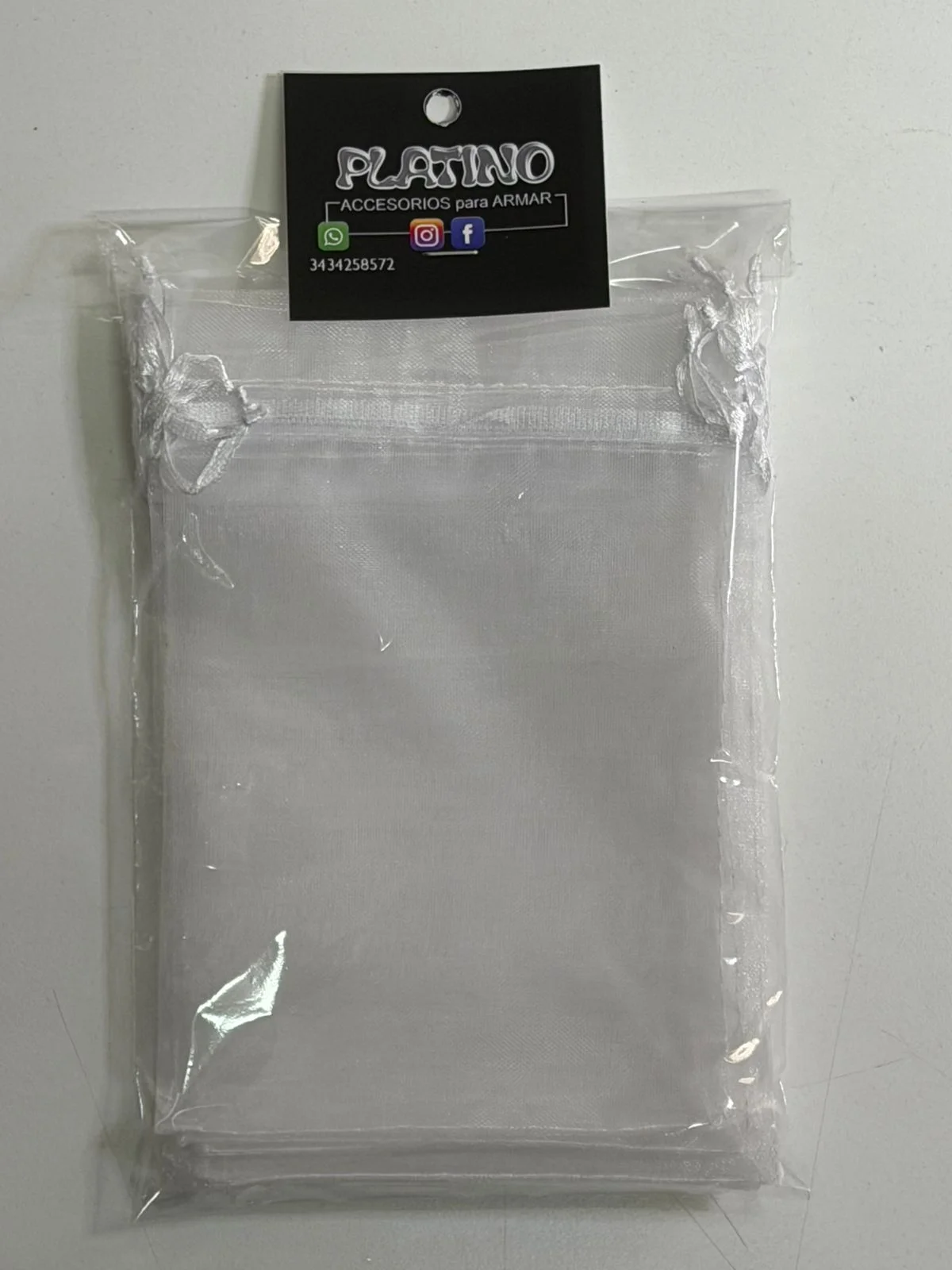 Bolsa de organza 10*14cm. 10u