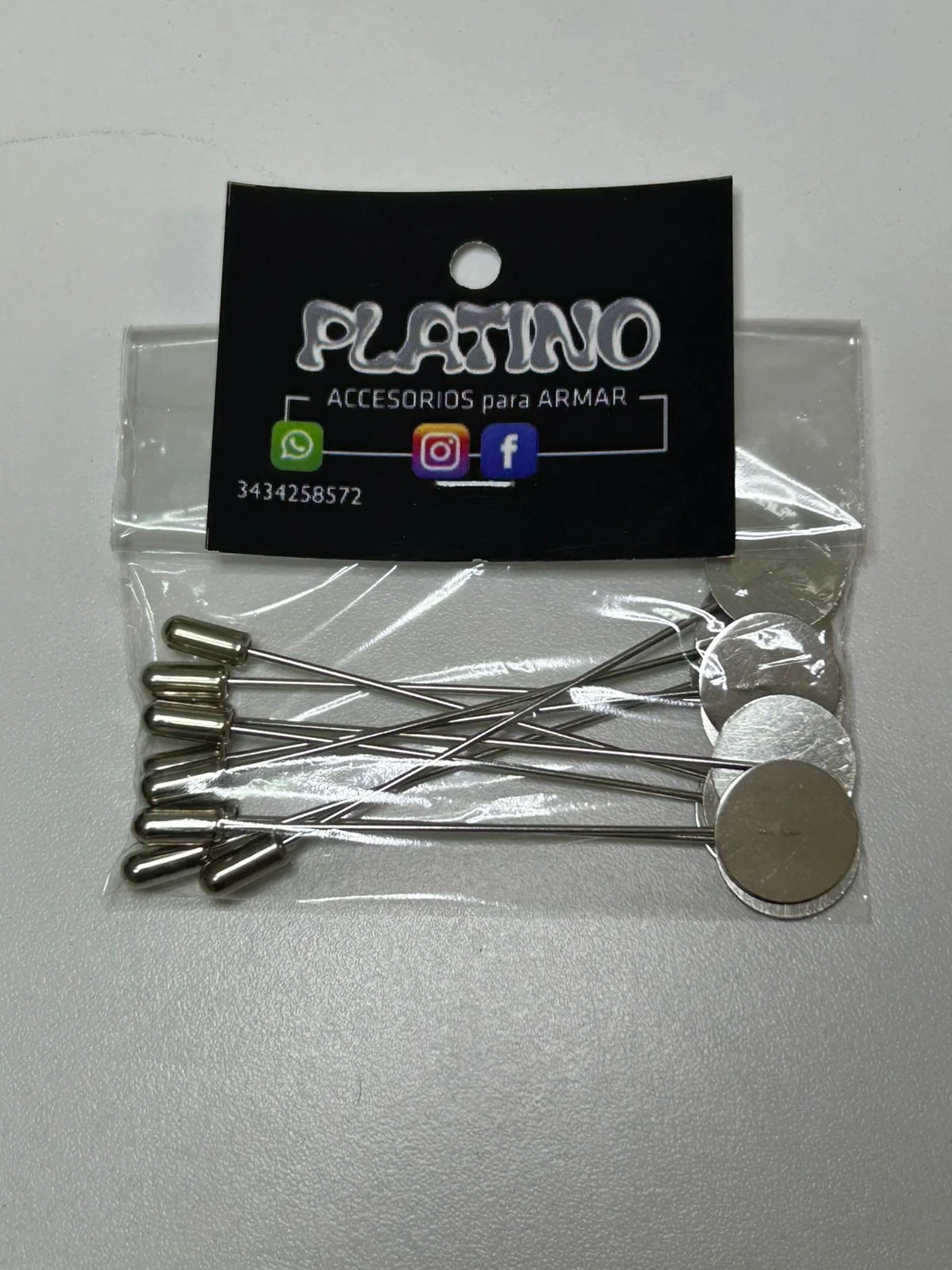 Pin solapero. 10u