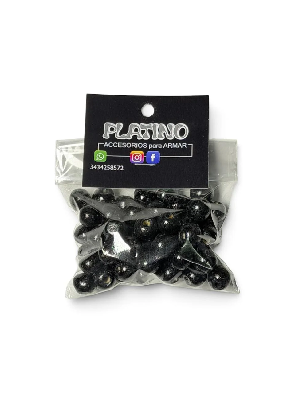 Cuenta madera 10mm. 20g