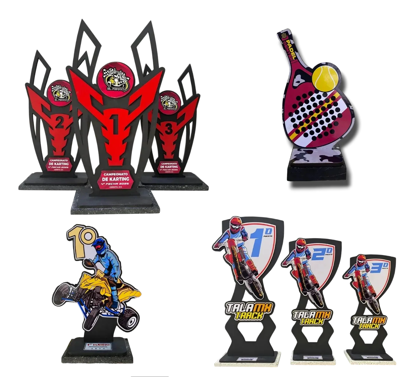 TROFEOS MDF (PERSONALIZADOS)