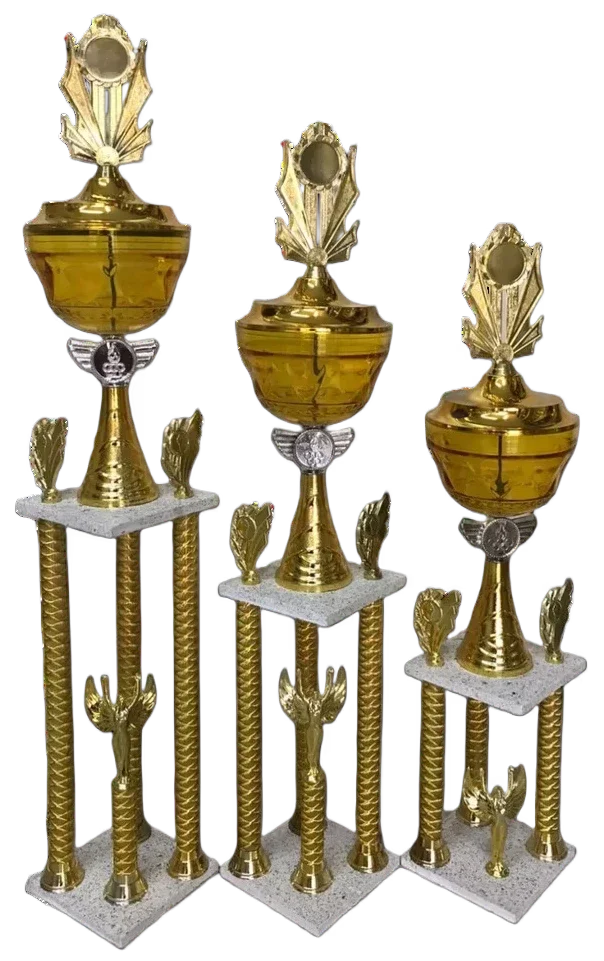 TROFEO ÁMBAR TRES COLUMNAS