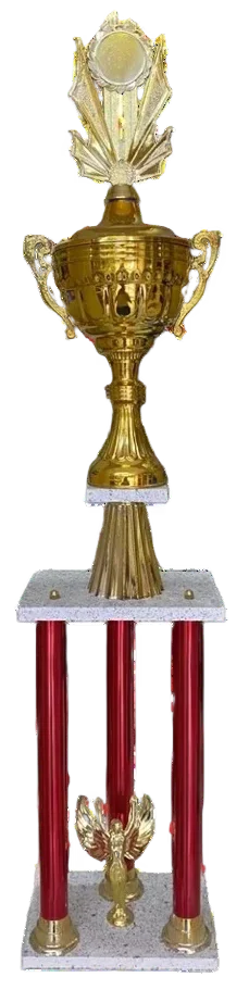 TROFEO COPA PLATENSE TRES COLUMNAS