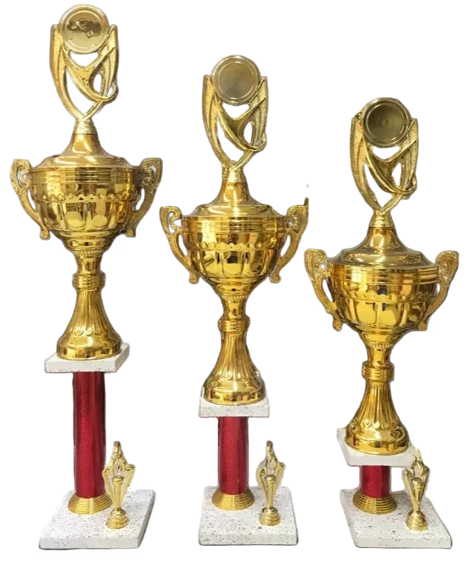 TROFEO COPA PLATENSE CON ANTORCHA