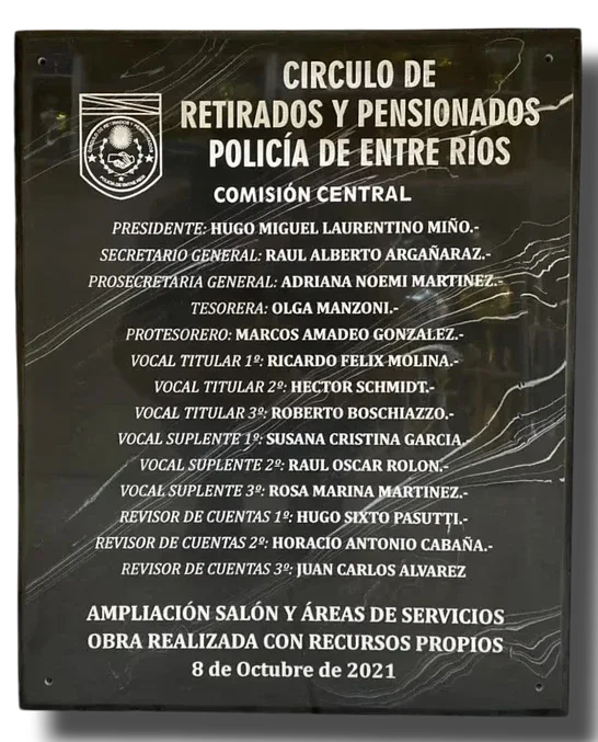 PLACA SIMIL MARMOL NEGRO