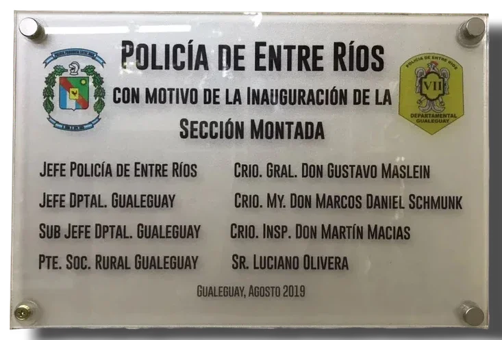 PLACA ACRÍLICA