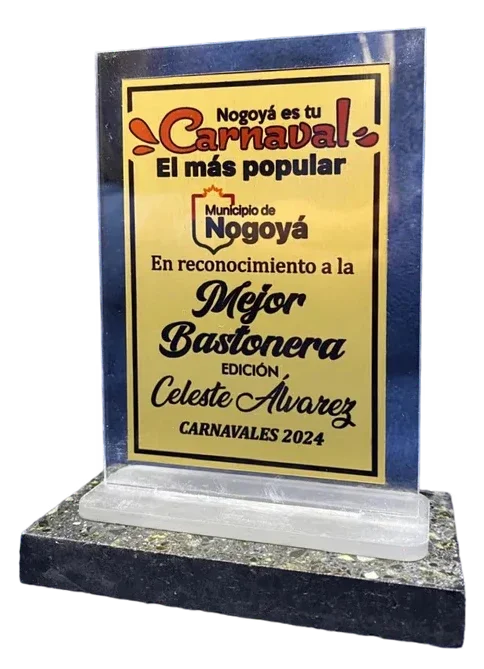 PLAQUETA ACRÍLICA RECTANGULAR