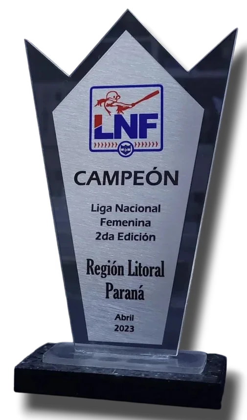 PLAQUETA ACRILICA CORONA